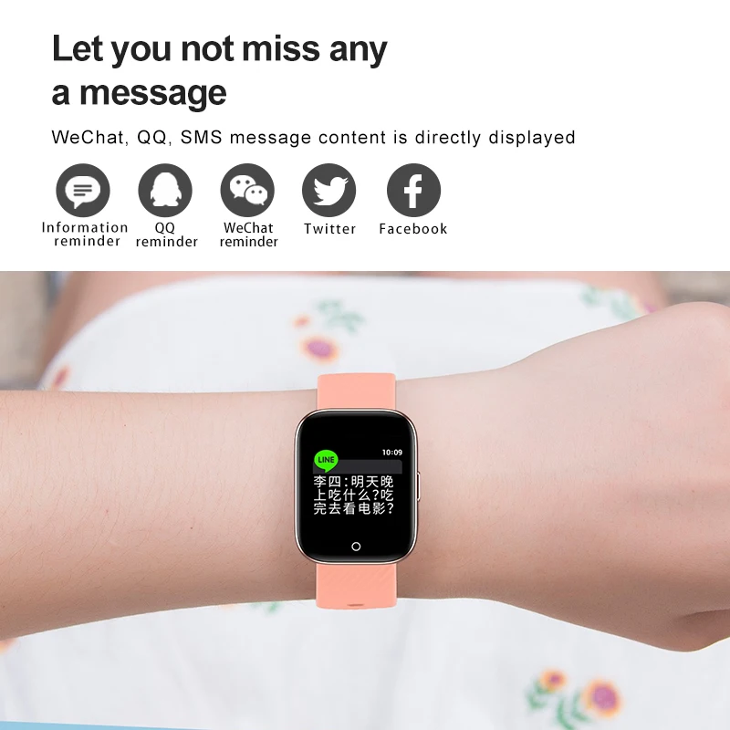 LIGE Новые смарт часы для женщин Bluetooth подключение Android ios монитор сердечного ритма