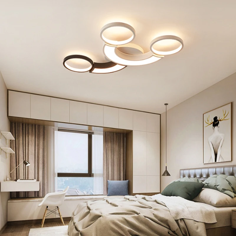 Современные светодиодные потолочные лампы лампа для гостиной спальни AC85 265V lamparas