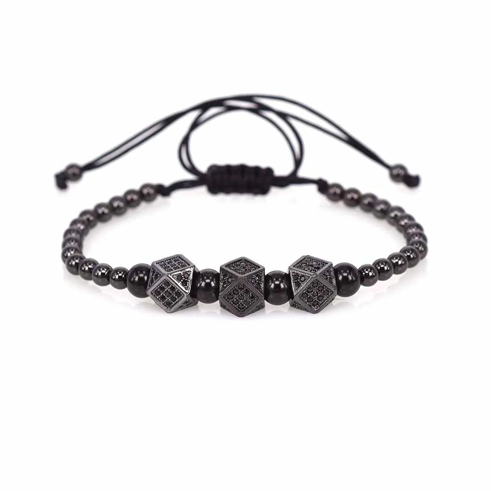 Мужской и женский браслет с короной Numeral из титановой стали в римском стиле 4