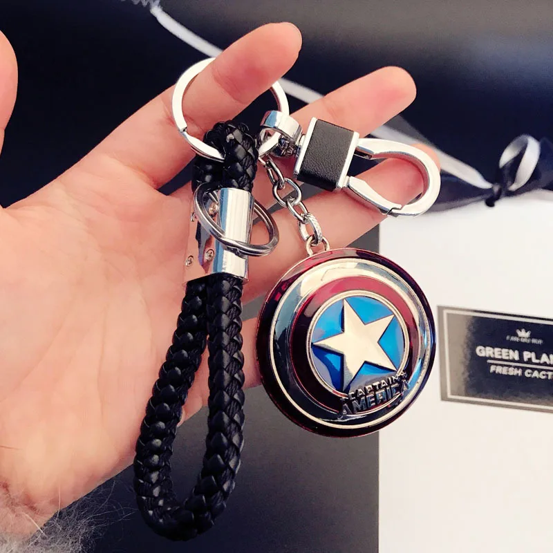 Брелок для ключей Подвесные брелки из металлического мультфильма Человек паук в