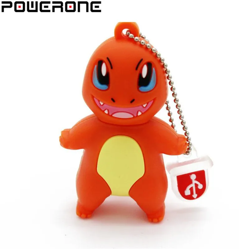 POWERONE Pokmon pikachu USB флеш накопитель poke ball dragon memory Stick Pendrive 4 ГБ 8 16 32 64 u disk|USB