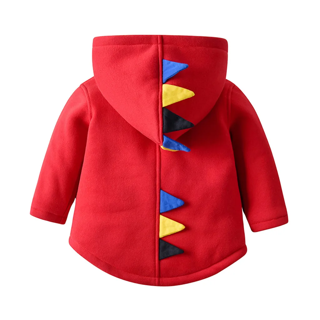 Детский свитер для маленьких мальчиков и девочек пуловер с принтом динозавра