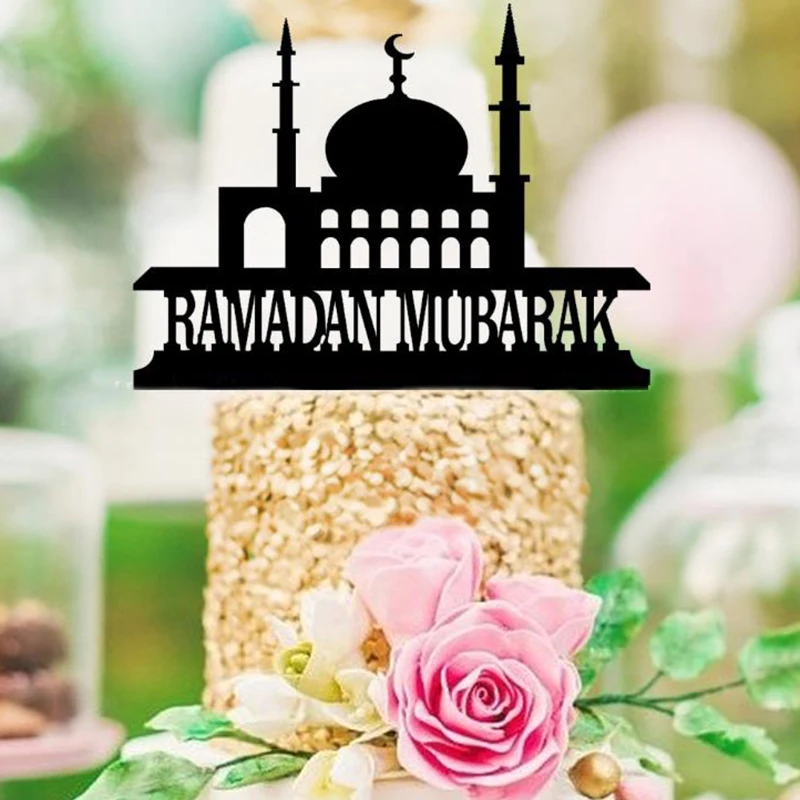 Украшения для тортов украшения торта Eid Mubarak топпер Ramadan ислам праздничные