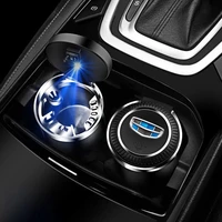 new car ashtray with led lights with logo creative personality for geely gc6 2016 2017 geely emgrand ec7 ec8 ec718 gt gc9 car