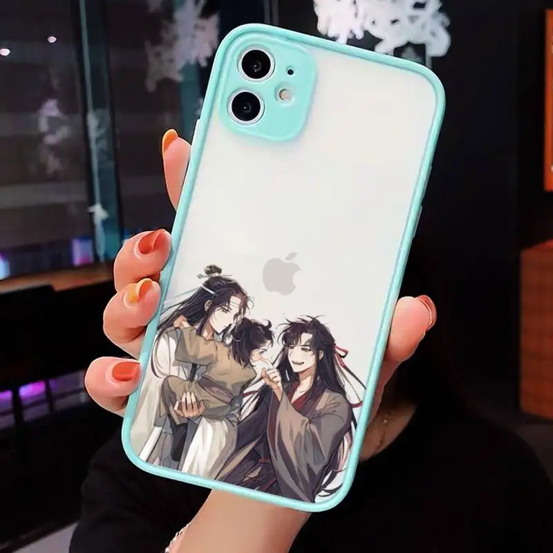 

Mo Dao Zu Shi anime Phone Cases matte transparent For iphone 7 8 11 12 plus mini x xs xr pro max cover