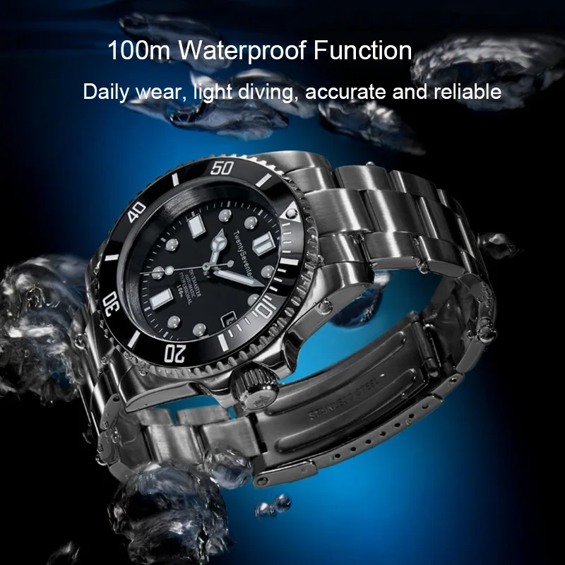 Механические часы Xiaomi Mijia TwentySeventeen, серия Deep Sea, импортный механизм Miyota, 100 м, водонепроницаемые, для мужчин, подарки, полиуретановая коробка