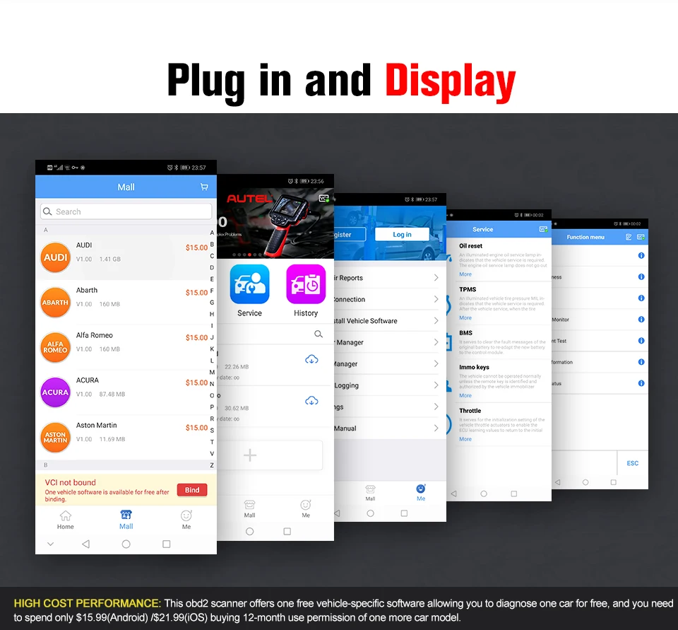 Autel AP200 OBD2 сканер Automotivo OBD 2 TPMS считыватель кодов автомобиля диагностический