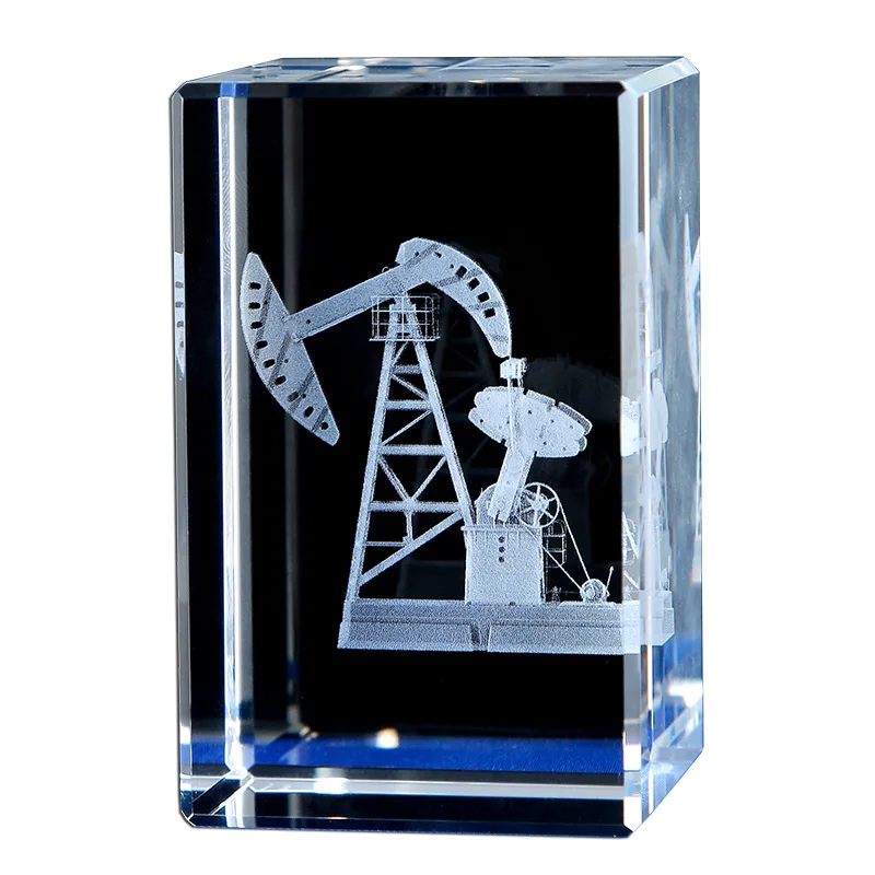 Прозрачное Хрустальное стекло 3D резной экстрактор масла ремесла стеклянные