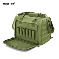 nancy tino tactical range bag hunting bag accessory camping bag green limited gun shooting training bag 600d nylon molle system