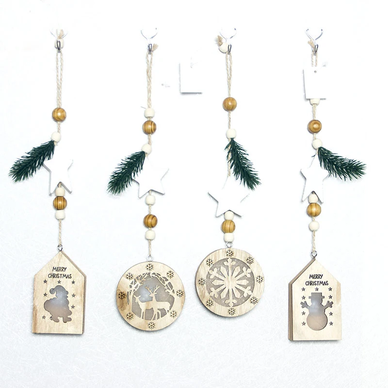 Новейший деревянный декоративный светильник подвесные украшения для