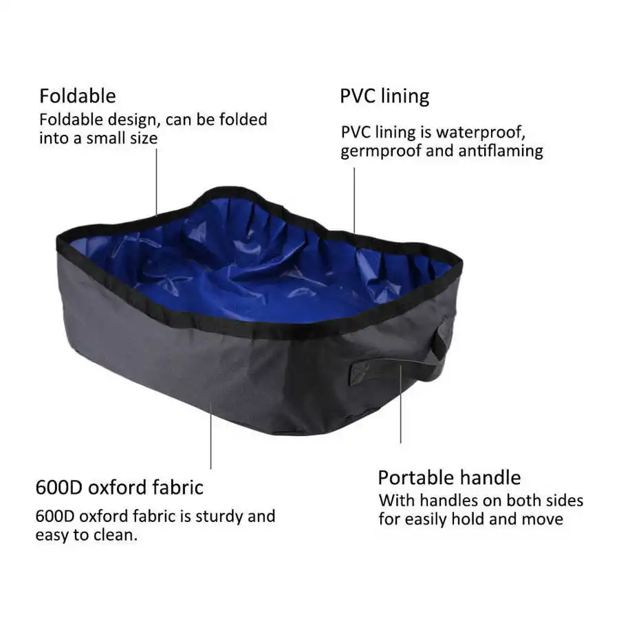 Складная портативная Удобная походная напольная коробка для кошачьих туалетов