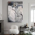 Настенная Картина на холсте, русские известные репродукции на стене, Михаил вумель, лебедь, принцесса, декор для гостиной
