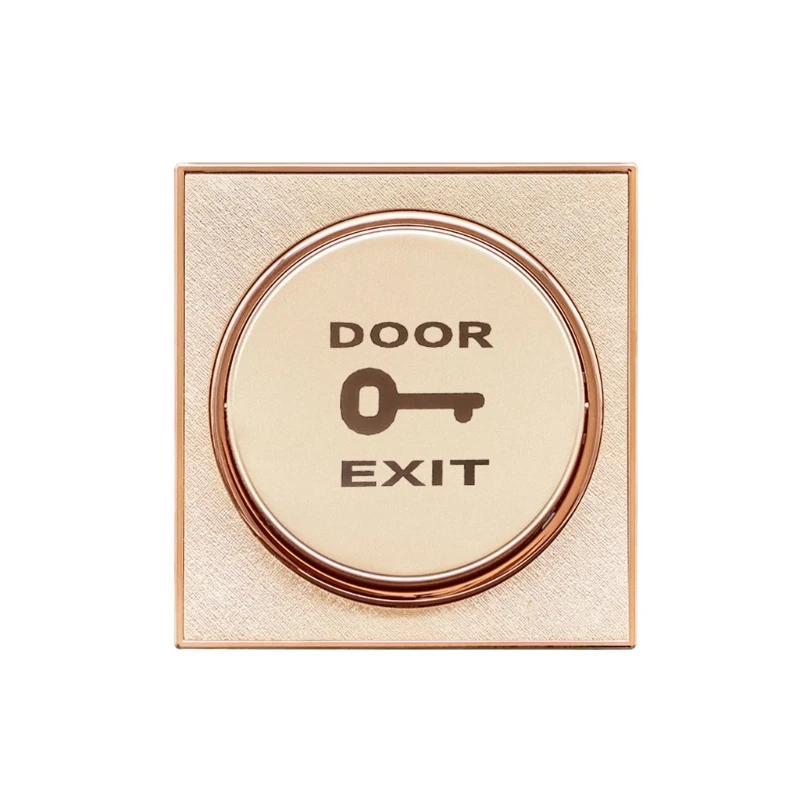 

Home Access Control Wireless Panel Key Switch Receiver Push Button Wall Exit X37B
