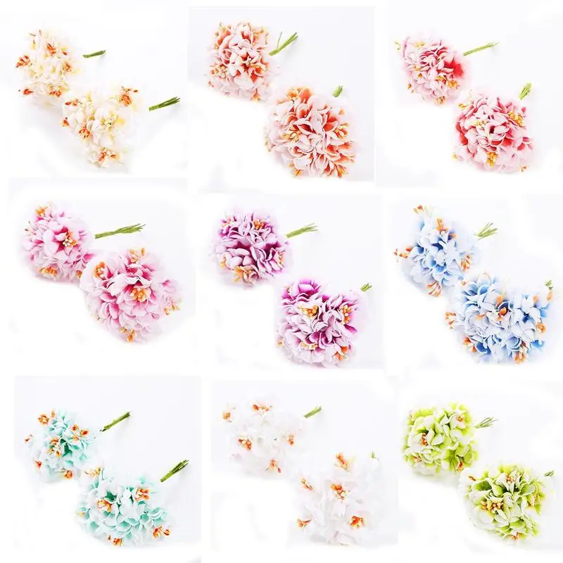 

1PC Mini Artificial Flower Daisy Flower Bouquet For Wedding Decoration DIY Craft Home Decoration Accessories