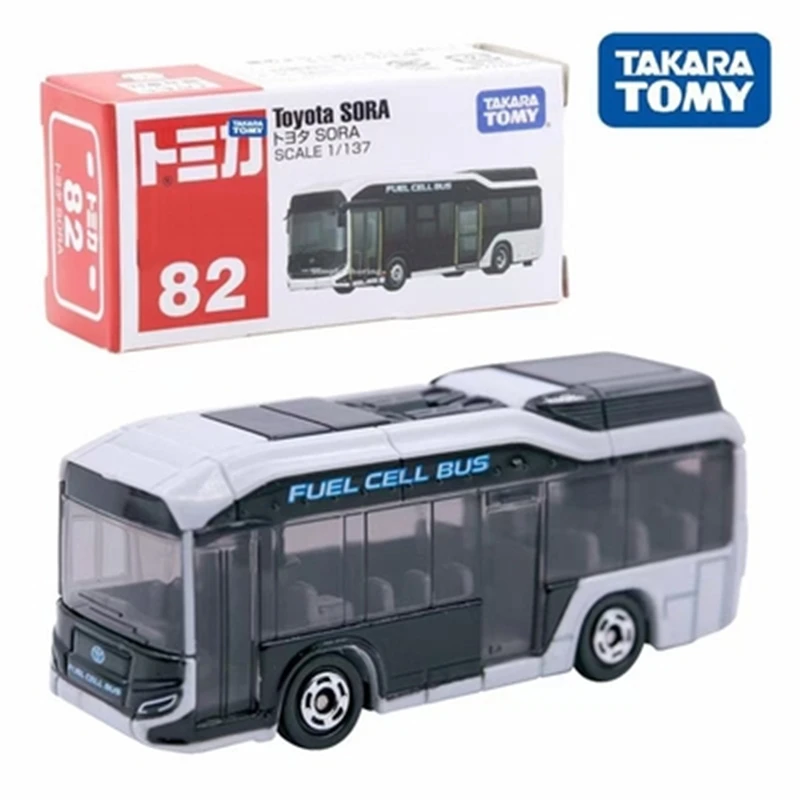 

Takara Tomy Tomica No. 82 Toyota Sora Fuel Cell-Omnibus Scale 1/137 Car Hot Pop Kids Toys Motor Vehicle Diecast Metal Model