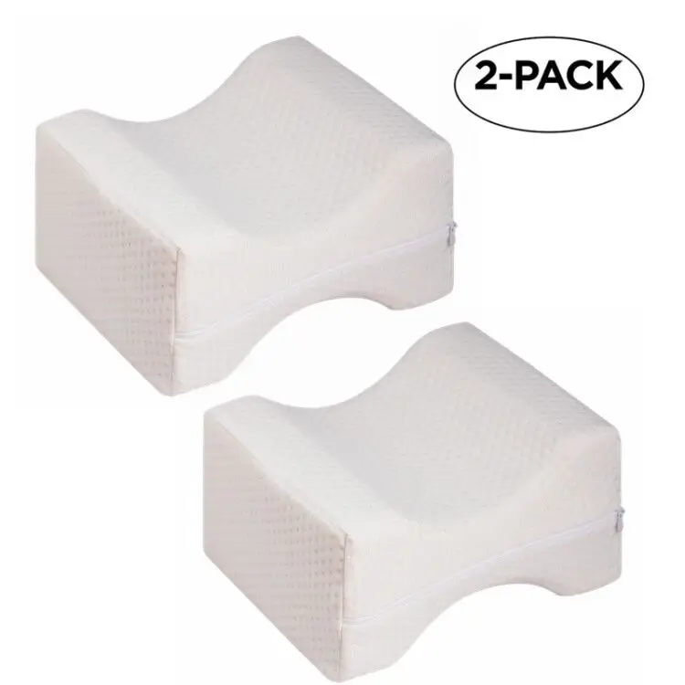HM022-2Pack Подушка на колено из пены с эффектом памяти для сна между ног Подушка для боковых шпалов выравнивание позвоночника беременность подушки для тела поддержка спины - Цвет: HM022-2Pack