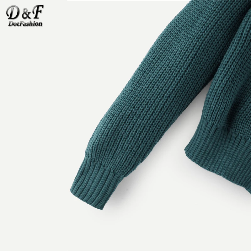 Dotfashion Повседневное зеленый с открытыми плечами укороченный свитер Для женщин сезон: весна-лето белый V образным вырезом Базовая свитера женские одноцветное на бретелях Топ