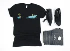 Высококачественная футболка с иллюстрацией водного лыжного спорта подарок для любителей водного лыжного спорта подарки для любителей