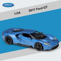 welly 124 cars toy ford gt car simulation alloy car model decoration collection toy classical metal toy boy gift