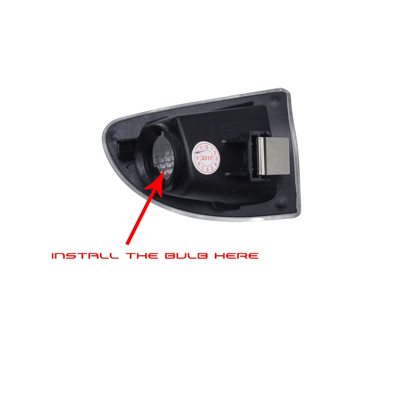 OEM Боковой габаритный фонарь для Benz Smart Fortwo 451 MK1& MKII 07-15 прозрачные линзы хромированный отражатель/прозрачный/дымовой объектив сигнал поворота