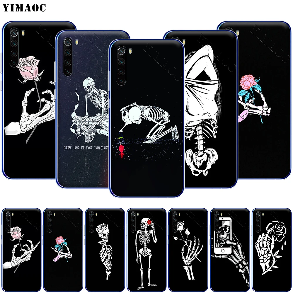 Чехол YIMAOC со скелетом Бог смерти для Xiaomi MI 9T 9 8 6 SE F1 CC9 CC9E A3 A2 A1 GO S2 K20 Pro Lite|Бамперы| |
