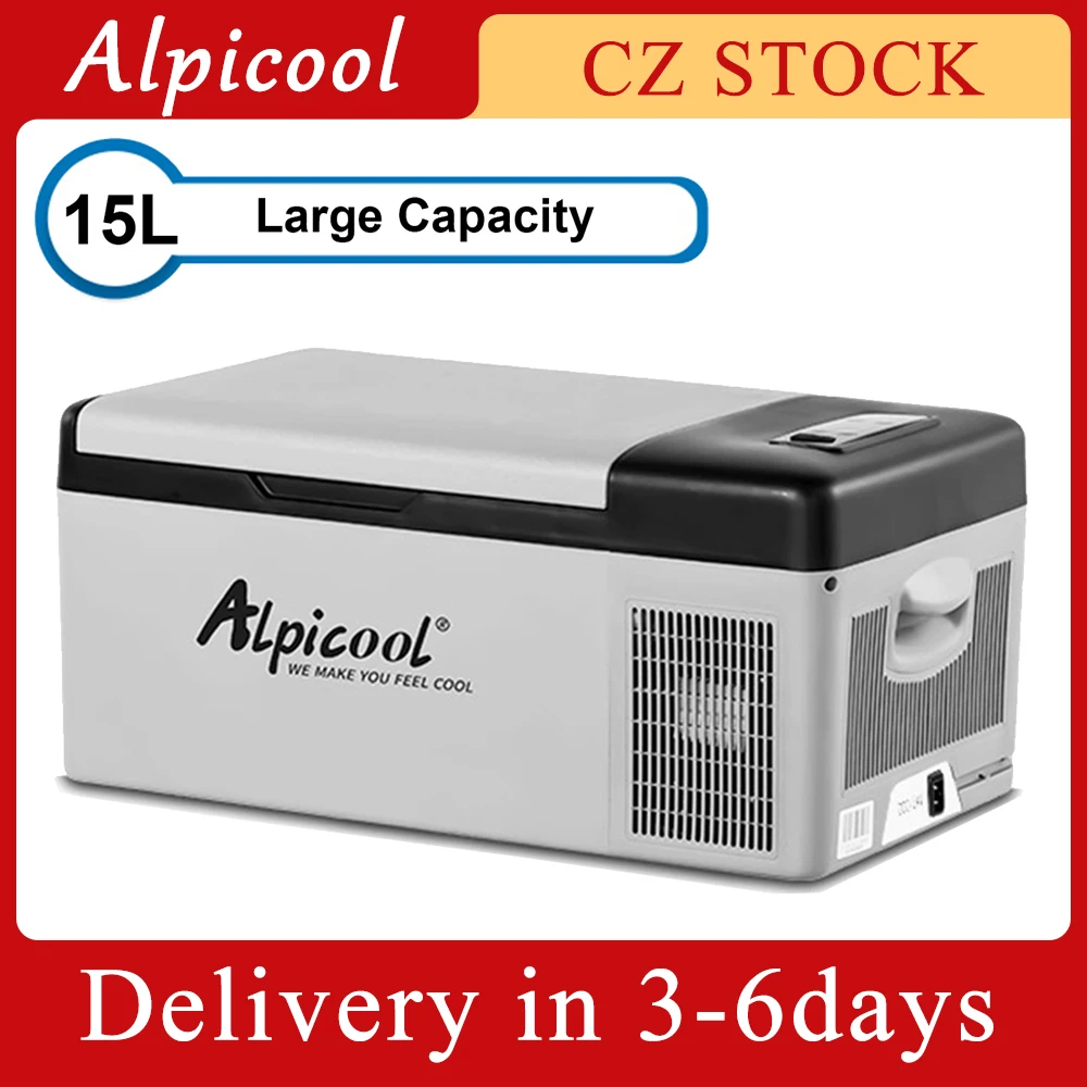 Портативный автомобильный холодильник с охлаждением 24 В 12 постоянного тока 15 л