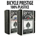 Пластиковые игральные карты Bicycle Prestige, красныесиние, твердая Гибкая колода, USPCC, коллекционные покерные Волшебные карточные игры, реквизит для фокусов