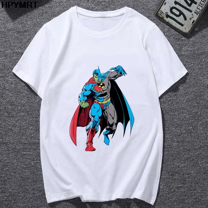 2020 Новая летняя забавная Футболка с принтом супергероя Женская Harajuku эстетика