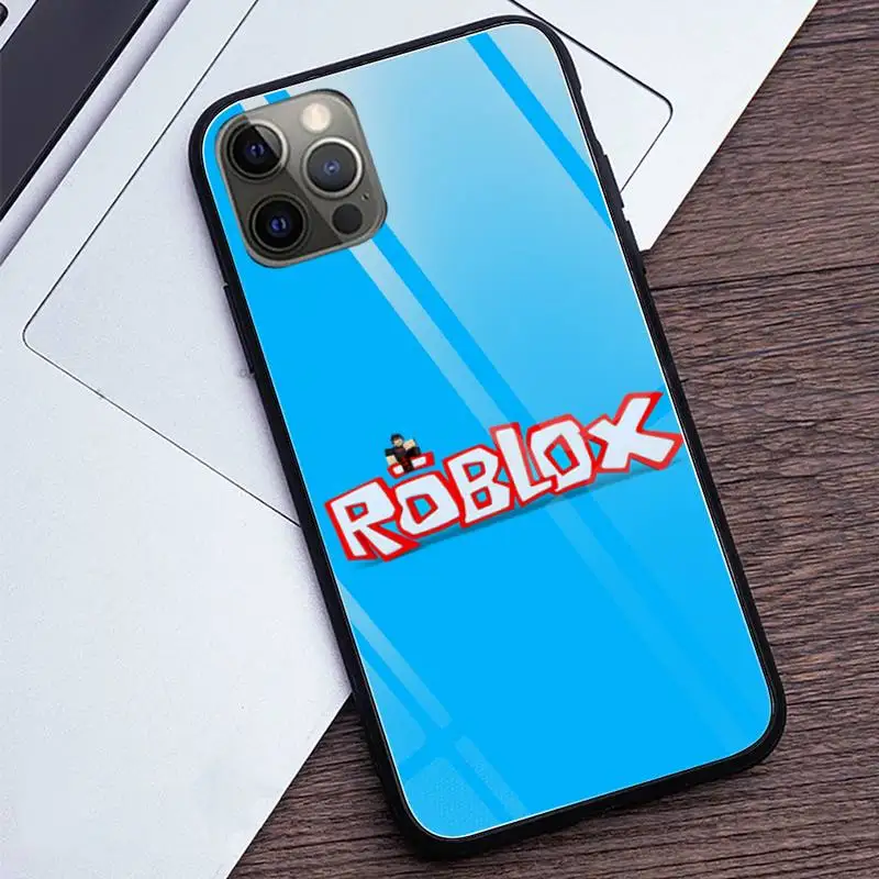 

Hot game Robloxes Phone Case Tempered Glass For iPhone 12 Pro Max Mini 11 Pro XR XS MAX 8 X 7 6S 6 Plus SE 2020 case