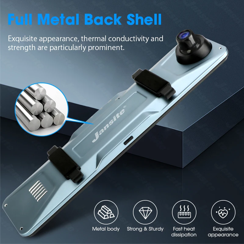 Видеорегистратор Jansite Автомобильный регистратор с сенсорным квадратным экраном