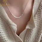 XIYANIKE посеребренное серебряное 25 квадратное ожерелье для женщин модные высококачественные ювелирные изделия изысканные свадебные регулируемые оптовая продажа