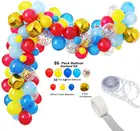 Праздвечерние чные воздушные шары, арочный комплект, красные, желтые, синие латексные воздушный шар 