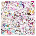 103050100 шт с единорогом в стиле аниме граффити Водонепроницаемый наклейки для ноутбуков скейтборд компьютер багажа наклейки с рисунками Стикеры, игрушка