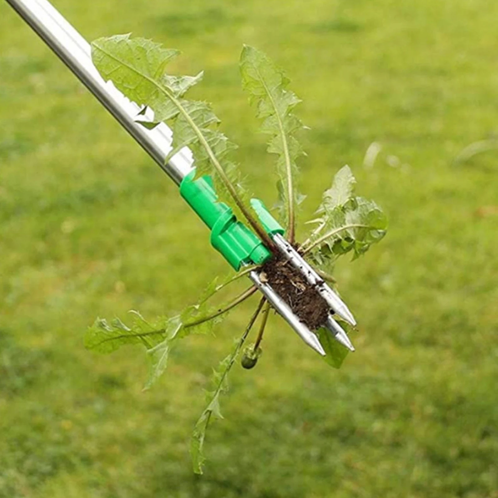 

Long Handle Weed Remover Portable Garden Lawn Weeder Root Remover Outdoor Yard Grass Root Puller Aluminum Stand Up Weed Puller