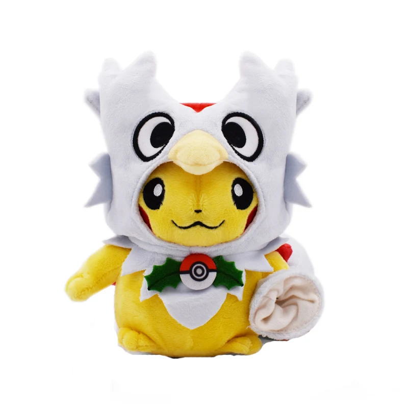 Горячие игрушки 20-24 см 7,9-9,4 ''Пикачу Косплей тиранитар Hydreigon Charizard Snorlax Ampharos Garchomp Мягкие плюшевые игрушки плюш - Цвет: 22cm