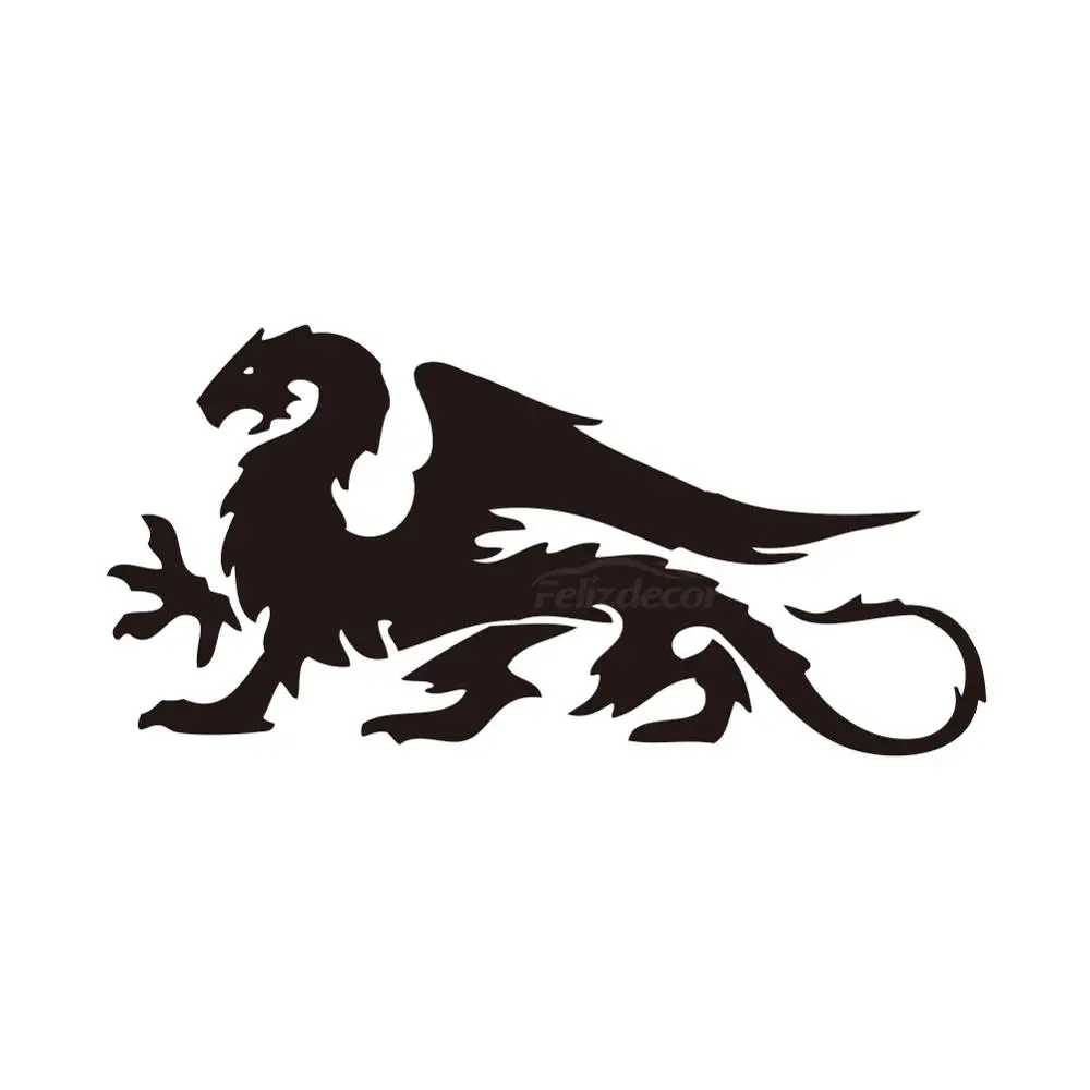 Awesome Large Dragon Stickers Window Decal Vinyl Car Decals Modern Bumper Removable ZP0482 | Автомобили и мотоциклы