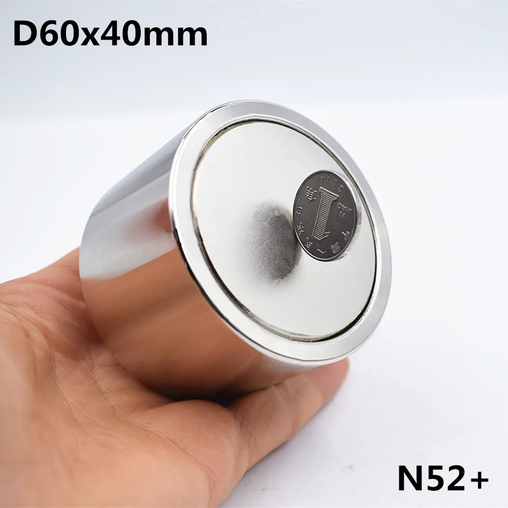 

N52 50x30 Super powerful Neodymium magnet strong round permanent neodymium magnetic Rare Earth iman D60x40mm Rare Earth