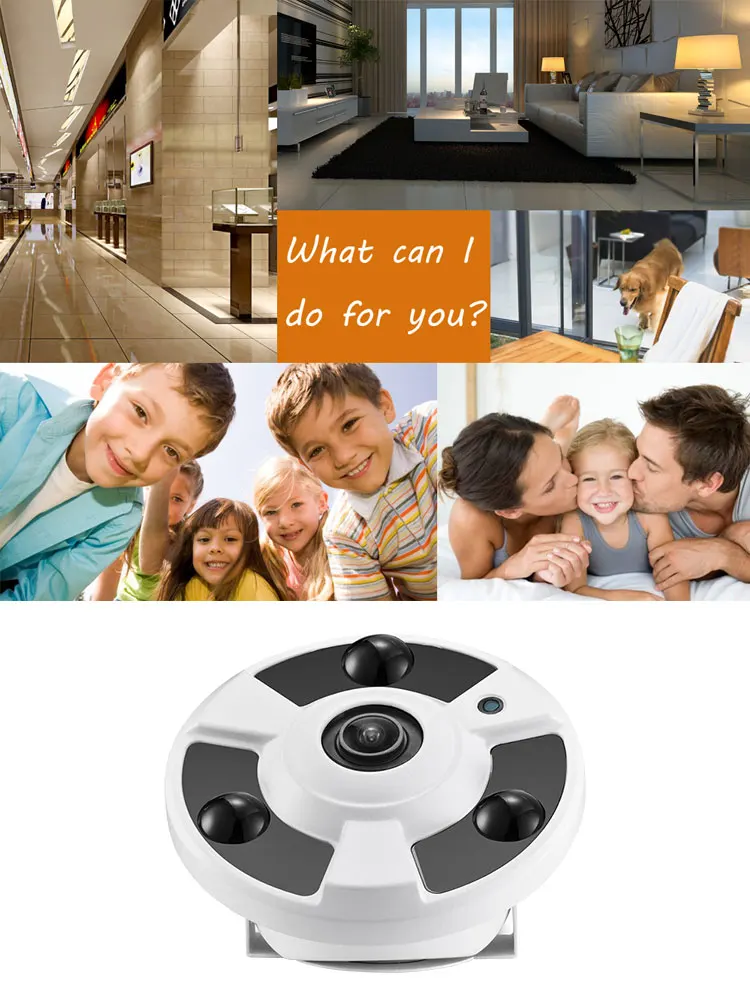 H.265 IP камера Аудио Микрофон 1 7 мм Рыбий глаз объектив 5MP 4MP 2MP панорамный ONVIF