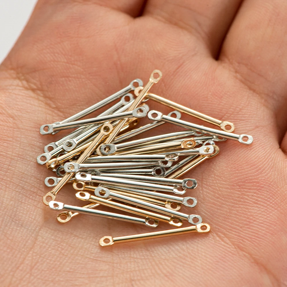 Коннекторы для сережек сделай сам 100 шт. 15/20/25 мм аксессуары подвесок стержень
