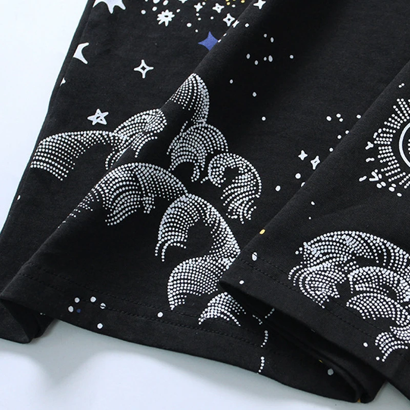 Футболка мужская Трикотажная в горошек хлопок круглый вырез короткий принт