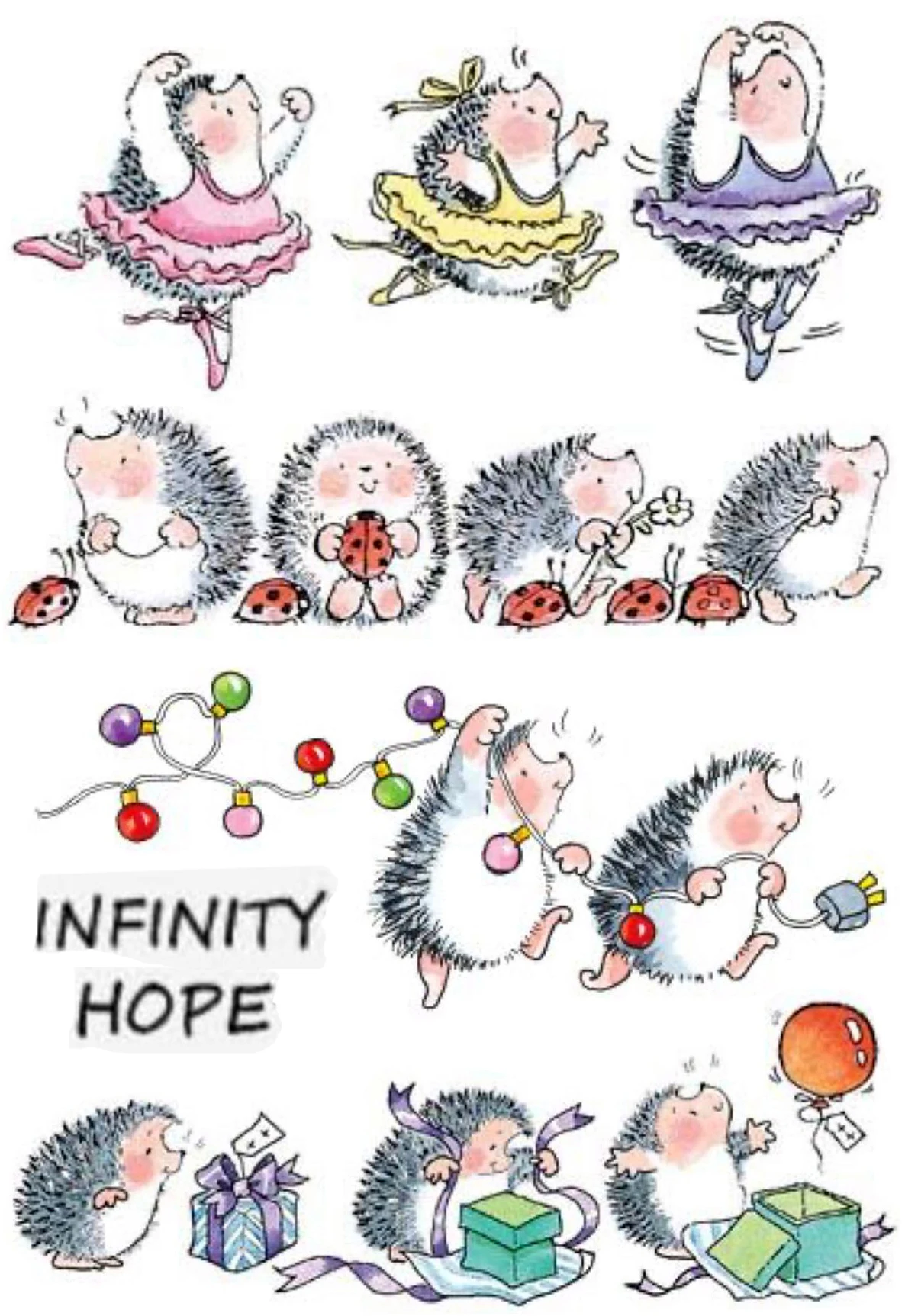 С рисунком из мультфильма с ежа штамп и zamak литье под давлением Скрапбукинг