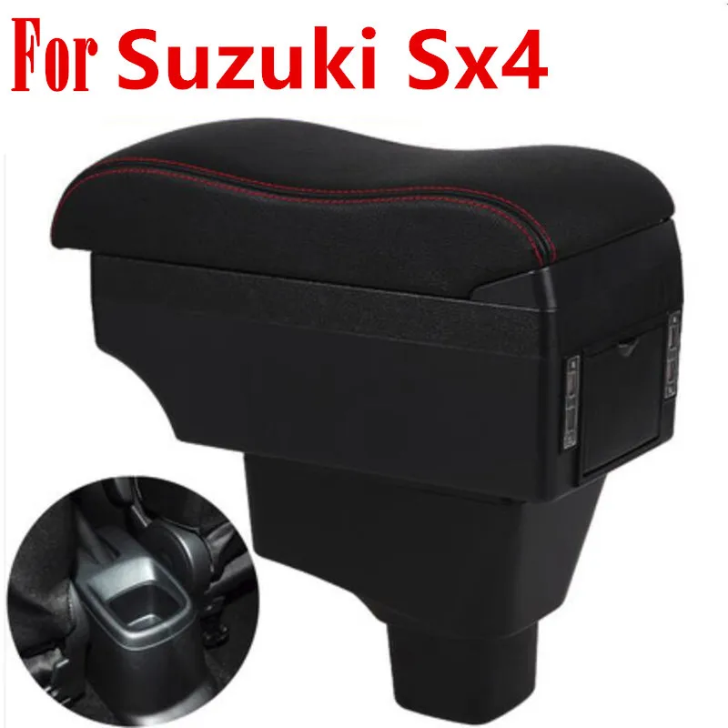 Подлокотник для Suzuki SX4 двухслойный центральный подлокотник с USB-зарядкой