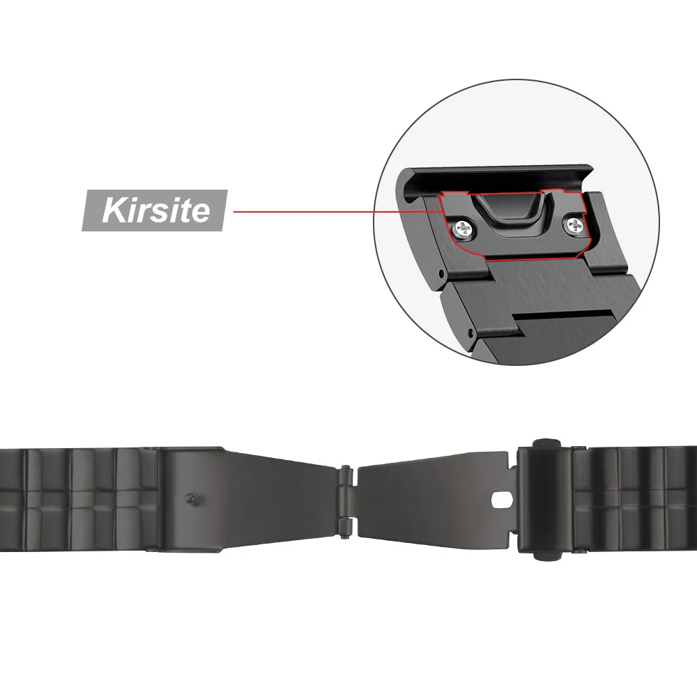 20mm Stainless Steel Watchband for Garmin Fenix 6S/6S Pro/5S/5S Plus Bands Strap Replacement for Descent MK 2S Bracelet