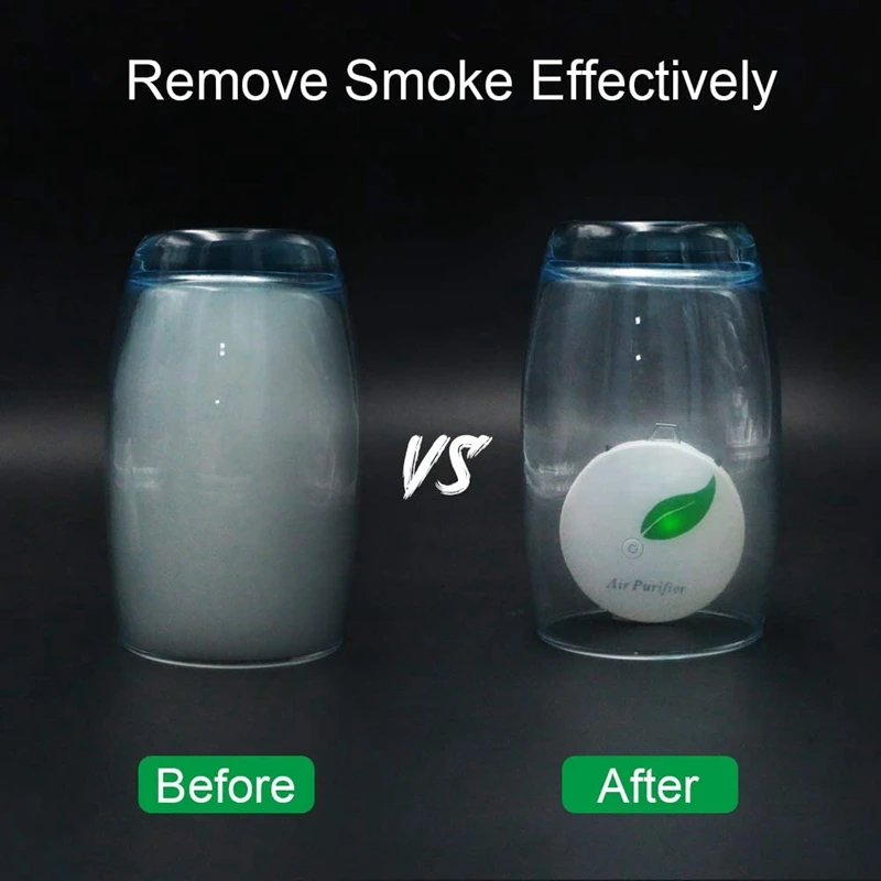 

Mini Portable Air Purifier Wearable Air Purifier Necklace USB Air Cleaner Travel-Size Purifier for Small Space