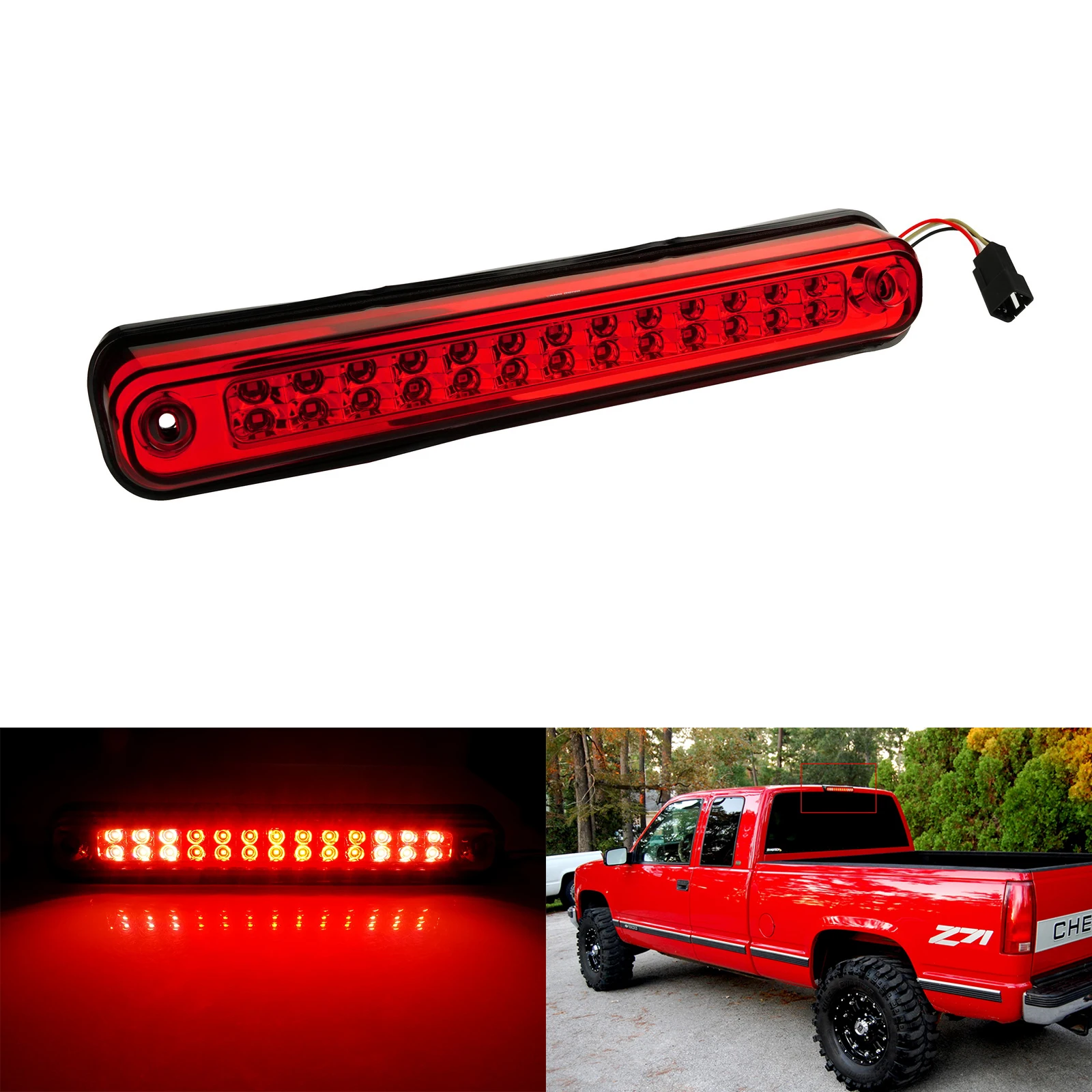 LED High Mount 3RD Brake Stop Light Lamp For Chevrolet C10 GMC C1500 K1500 K2500