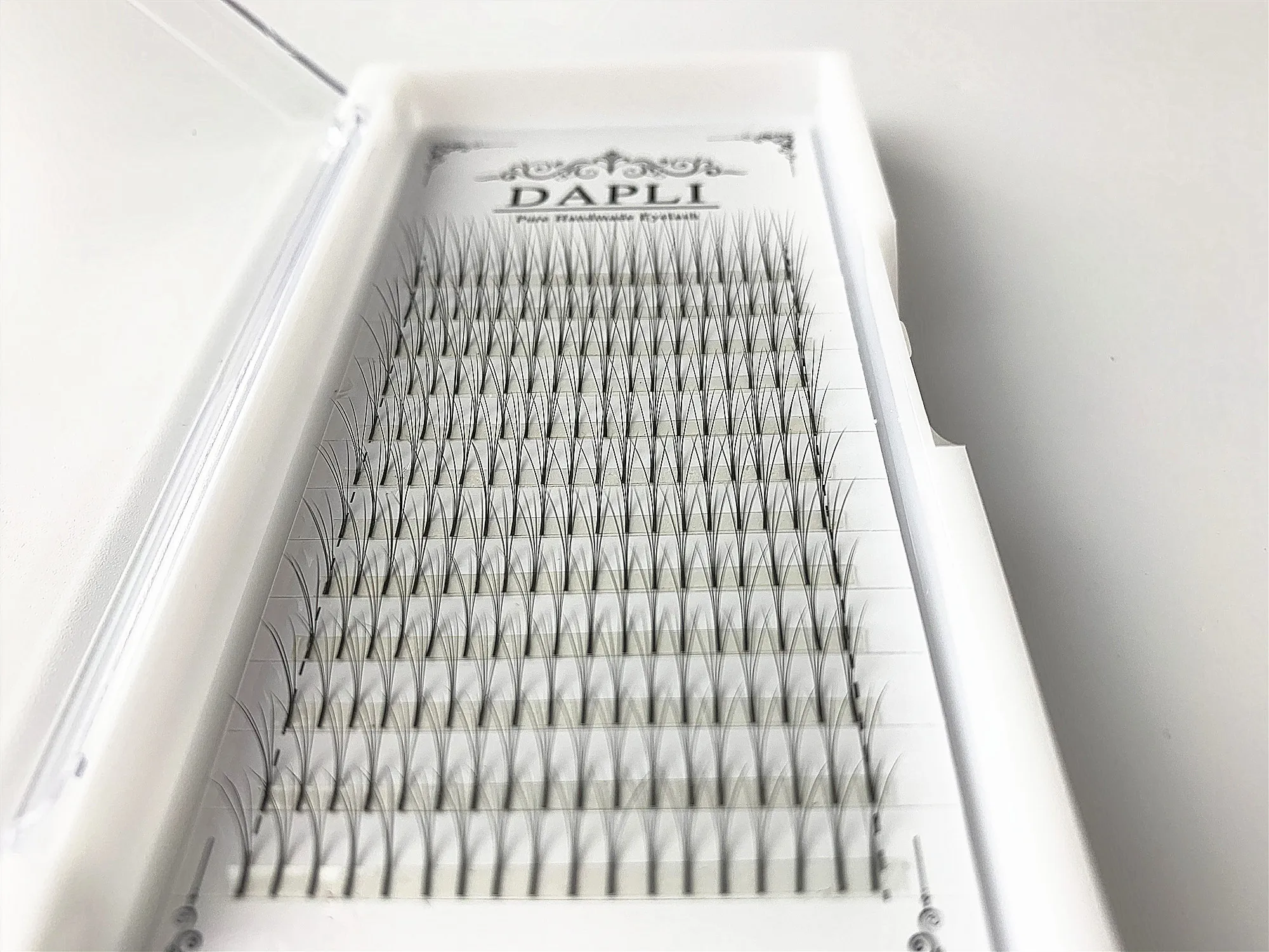 Готовые русские объемные вееры 3d/4d/5d/6d норковые ресницы короткие Стволовые