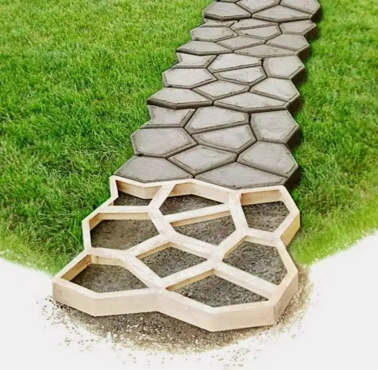 Форма для садовых дорожек фигурная форма тротуара ручная тротуарная кирпича