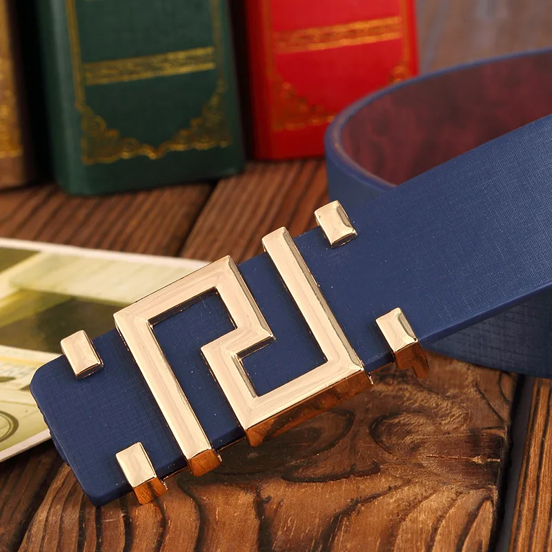 

Gold Letters Fashion Korean Style Men's and Women's Clothing All-Matching Belt