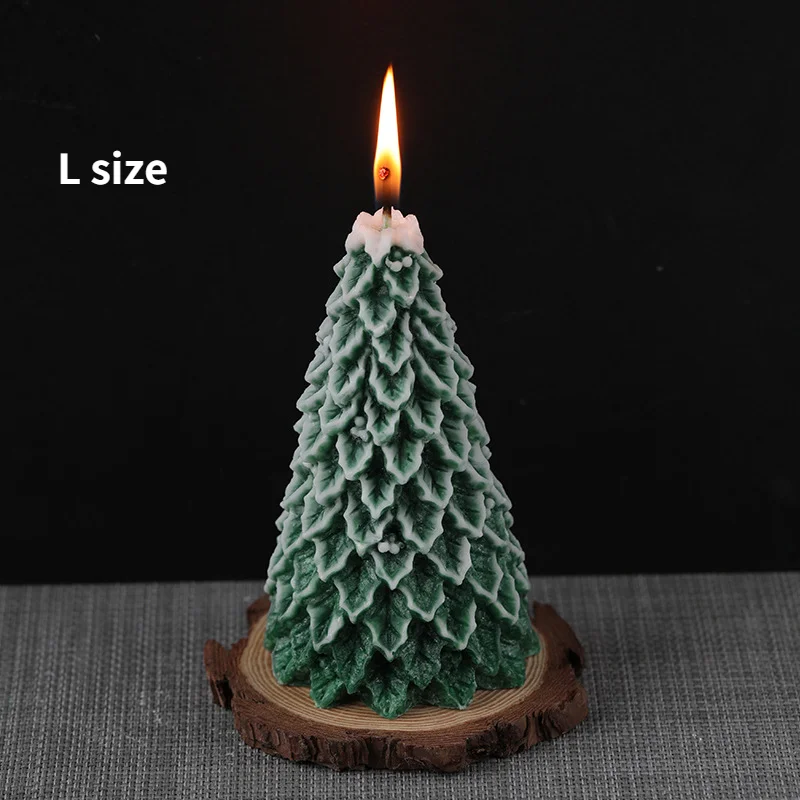 Большая силиконовая форма 3D для рождественской елки воска свечи рождественский