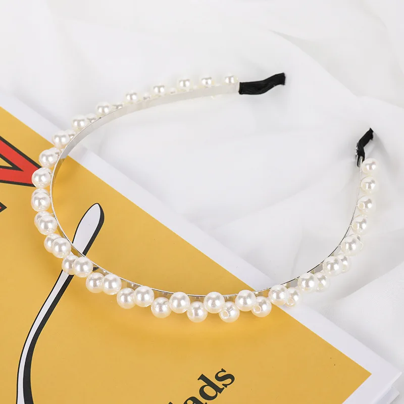 

New Women Elegant Full Pearls Hairbands Lady Headband Hair Hoops Holder Ornament Headwear Fashion Hair Accessories